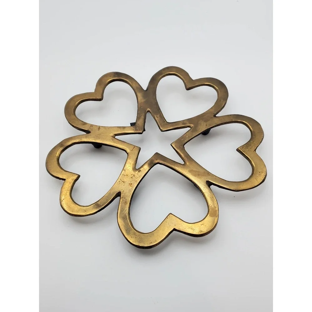 Pair of Vintage, Brass Trivets, 
